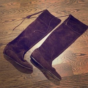 Joie Suede Over the Knee Boots